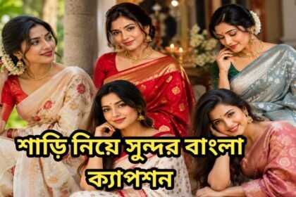 শাড়ি নিয়ে ক্যাপশন