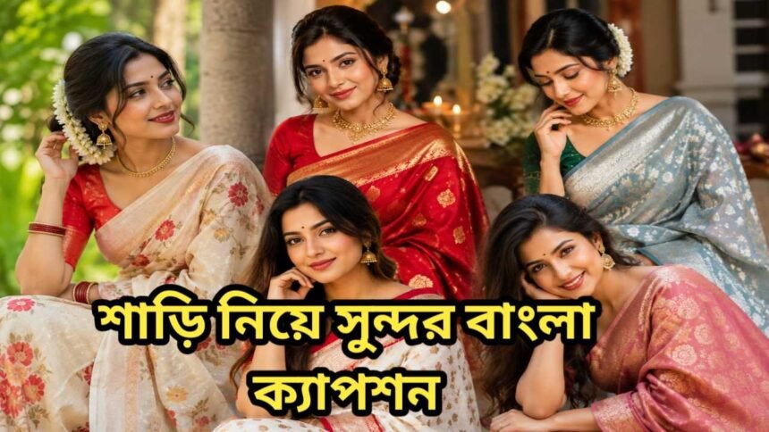 শাড়ি নিয়ে ক্যাপশন