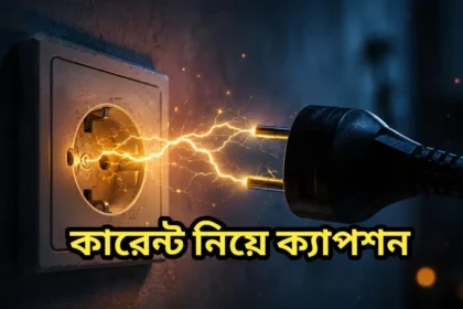কারেন্ট নিয়ে ক্যাপশন