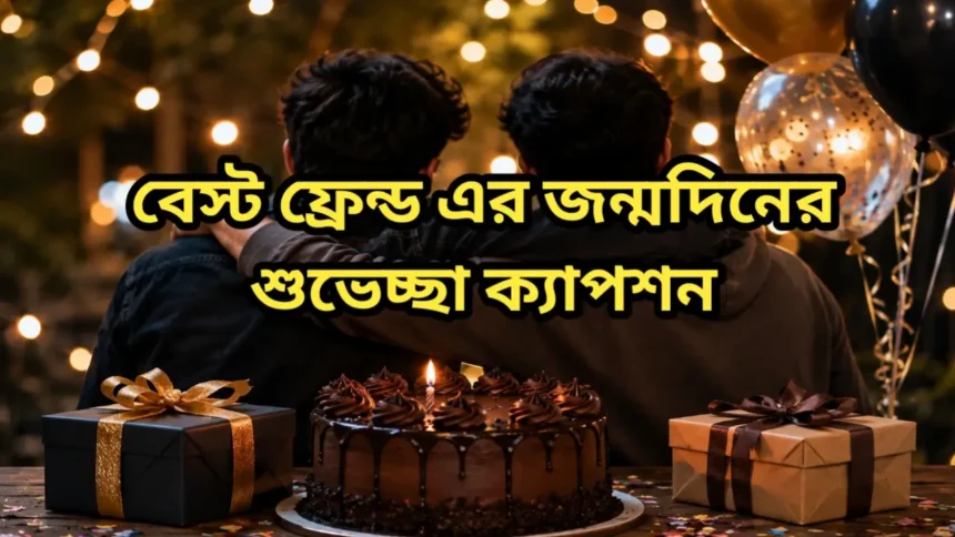 বেস্ট ফ্রেন্ড এর জন্মদিনের শুভেচ্ছা ক্যাপশন