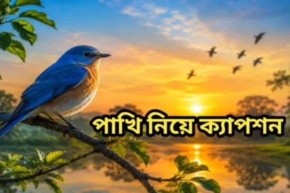 পাখি নিয়ে ক্যাপশন