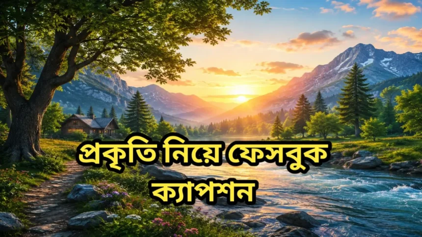 প্রকৃতি নিয়ে ফেসবুক ক্যাপশন